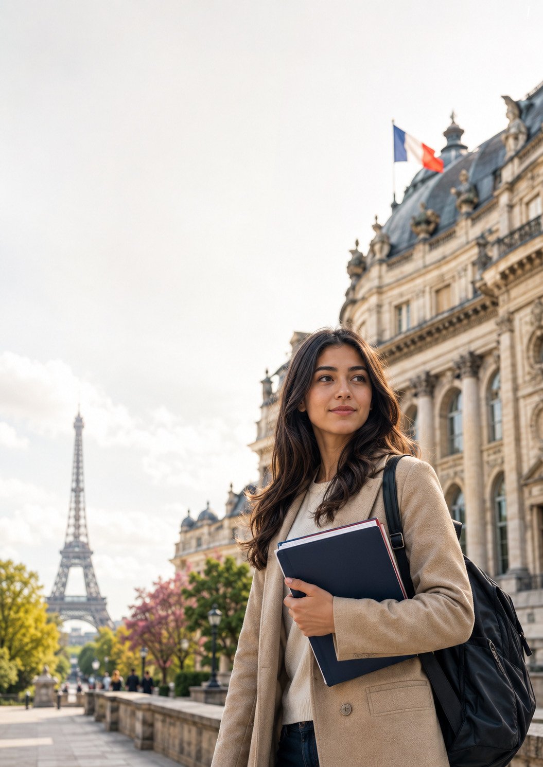 France study abroad brochure cover preview